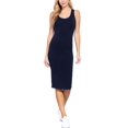 thumbnail image 4 of FashionMille Women Slim Fit Round Scoop Neck Casual Racerback Tank Summer Bodycon Midi Dress, 4 of 5