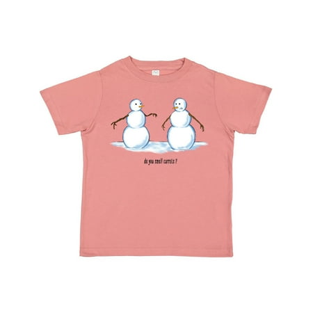 

Inktastic Do you Smell Carrots Snowmen Gift Toddler Boy or Toddler Girl T-Shirt