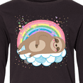 thumbnail image 4 of Inktastic Sloth Lover Cute Animal Long Sleeve Youth T-Shirt, 4 of 5
