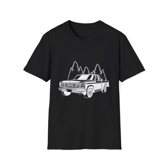 Hilarious Vintage Automobile Driving Pickup Truck Enthusiast Novelty Trucks Repairmen Mechanic Racers Lover Unisex Softstyle T-Shirt