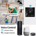 thumbnail image 3 of Termostato inteligente para caldera con WiFi, programable, compatible con Alexa y Google Home, compatible con la aplicación Tuya, control de gas y agua, color negro, 3 of 5