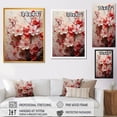 thumbnail image 4 of Designart "Ballet of Cherry Blossoms I" Floral Canvas Wall Art - Traditional Pink Cherry Entryway Wall Art, 4 of 6