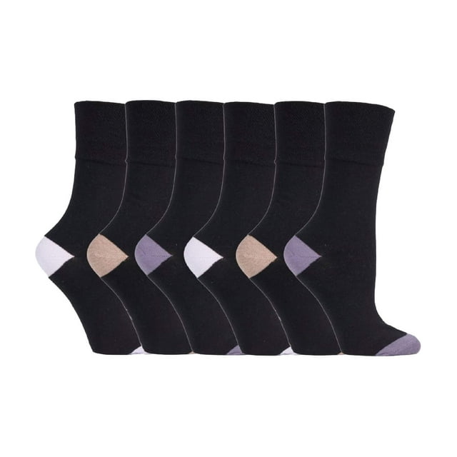 Gentle Grip - 6 Paires Chaussettes pour Femmes Gentle Grip Non Élastiques