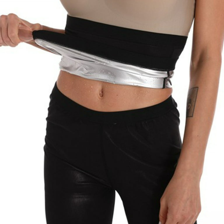 Women's and men's weight loss exercise slimming belt silver ion sweating  exercise belly wrap belt abdominal sweating sweating belt