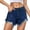 Blue 1, variant on Womens Jean Shorts Mid-High Rise Casual Stretchy Ripped Distressed Cut-Off Summer Denim Shorts Sizes S-2XL,Blue