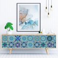 thumbnail image 5 of 20 pegatinas autoadhesivas para azulejos, pegatinas adhesivas para azulejos, pegatinas de pared de estilo marroquí, decoración impermeable para baño y cocina ER, 5 of 5