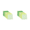 thumbnail image 2 of Cateissary Paquete de tela de acolchado cuadrado de 7 piezas Suministros para el hogar Tela con estampado Material de Accesorios Verde/50*50cm 2piezas, 2 of 6
