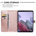 thumbnail image 2 of for Samsung Galaxy Tab A7 Lite 8.7 Inch 2021 Model (SM-T220/T225/T227) Case, Embossed Cat & Tree PU Leather Retro Shockproof Magnetic Clasp Wallet Card Slots Folio Kickstand Cover, Rosegold, 2 of 6