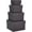 Black, variant on ANHXN Gift Box Set - Nesting & Stackable Square Boxes with Lids for Weddings, Birthdays & Favors