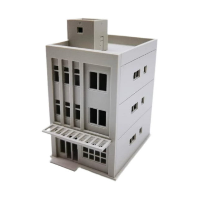 lionlar 1/87 Building Model Kits Layout Scenery for Model Railway Sand Table Diorama 8.3cmx12cmx14.7cm