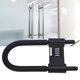 thumbnail image 1 of Candado De Combinación De 4 Dígitos, Candado En U Antirrobo Resistente Para Bicicleta Con Grillete Ajustable Para Puerta De Vidrio, Puerta, Cobertizo, Valla, Rango Ajustable De, 1 of 7