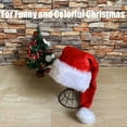 thumbnail image 7 of Red Santa Hat - Adults Deluxe Red And White Xmas Christmas Hat, 7 of 7