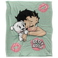 thumbnail image 2 of Betty Boop Goodnight Kiss Officially Licensed Silky Touch Super Soft Throw Blanket 50' x 60', 2 of 6