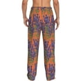 thumbnail image 3 of Goofa Lavender Flowers Printed Soft Pajama Pants for Men, Wide Leg Comfy Casual Lounge Yoga Pants-Small, 3 of 9