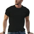 thumbnail image 6 of Black T-Shirt Whirt T-Shirts for Men, 6 of 10