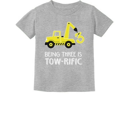 

Tstars Boys Unisex 3rd Birthday Gift Tractor Construction Party Shirt Birthday Gift for 3 Year Old Birthday Gift for Boys Birthday Party B Day Toddler Kids T Shirt