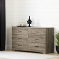 thumbnail image 1 of South Shore Step One 6-Drawer Dresser for Adult, in Weathered Oak, 1 of 10