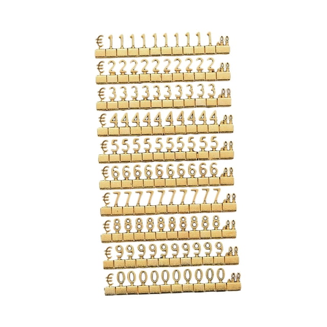 Etiquetas de visualización de precios Zulema Etiqueta de precio digital para panadería tienda minorista tienda de relojes Dorado