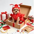 thumbnail image 6 of Lobster Themed Pet Costume Soft Warm Polyester Hooded Halloween Party Dress Up Outfit for Dachshund Small Medium Dogs XXL, 6 of 7