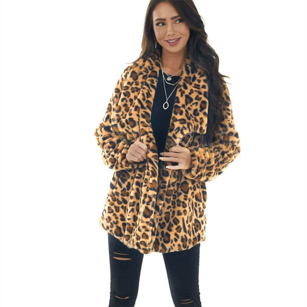 Walmart leopard hotsell print jacket