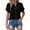 Button down shirt Black, variant on Button Down Shirts For Women Solid Color Button Up Casual Top Simple Basic Breathable Fabric All Season Summer Tops Beige M