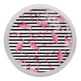 thumbnail image 1 of 4PCS Round Flamingo Cabinet Fluorescence Knob Glowing in the Dark Furniture Drawer Pulls Handle with Screws, 1 of 5