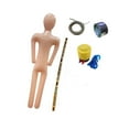 thumbnail image 2 of Maniquí inflable de Halloween con forma de cuerpo inflable, muñeco de terror falso para habitación embrujada, accesorio de disfraz para decoración de Estilo A, 2 of 8