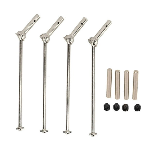 RC Drive Shaft Steel 18.7cm Length Easy Replaceable Front Rear CVD Drive Shafts for ARRMA 1/7 1/8 Series Silver