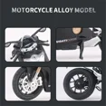 thumbnail image 5 of 1/12 Ducati Panigale V4S Racing Cross-country Motorcycle Model Simulation Alloy Toy Street Motorcycle Model Christmas Kids Gift Black-boxed, 5 of 5