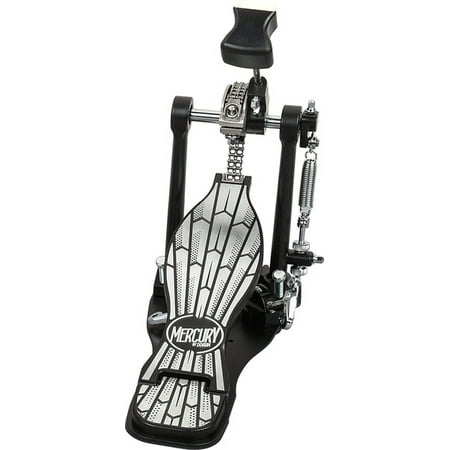 Ddrum MSBP Mercury Series Double Chain Drive High Grade Single Bass Drum (Best Cheap Double Bass Pedal)