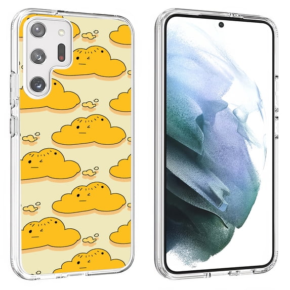 TalkingCase Slim Phone Case Compatible for Samsung Galaxy S23 Ultra 2023, Cloud Print, Lightweight, Flexible, USA