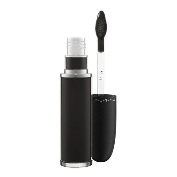 MAC COSMETICS LIPSTICK 0.17 OZ CAVIAR MAC COSMETICS/RETRO MATTE LIQUID LIPCOLOUR (CAVIAR) 0.17 OZ (5 ML) BLACK