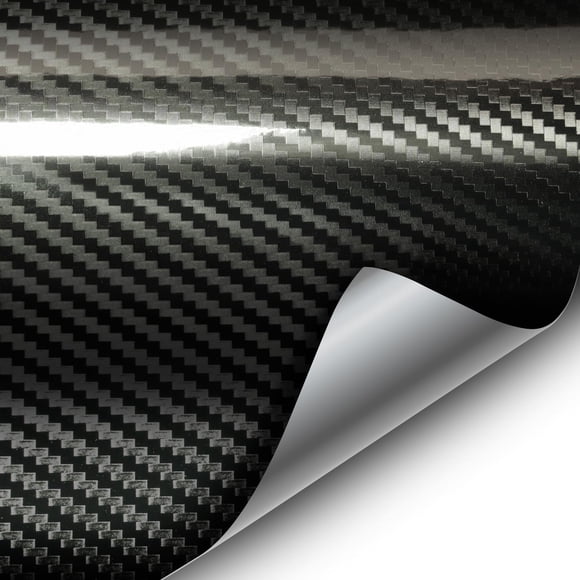 VViViD Epoxy High Gloss Black Carbon Vinyl Automotive Wrap Film DIY Easy to Install No Mess (6ft x 5ft)