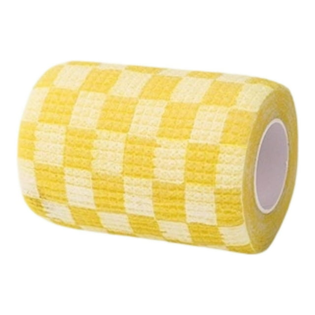 Vendajes elásticos autoadhesivos para patas de perro, transpirables y protectores para patas de gatitos, caballos y animales pequeños, para pasear al 75 cm amarillo