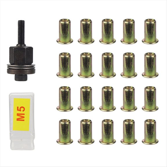 21pcs Rivet Nut Tools Hand Simple Installation Manual Riveter for Rivnuts Nuts M5