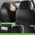 thumbnail image 4 of 2012 for FORD FUSION Seat Cover, Black and Brown Car Seat Covers, PU Leather Front two seats With Lumbar Support Waterproof, Airbag-Compatible, 4 of 8