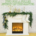 thumbnail image 6 of TETOU 6ft Christmas Garlands Norfolk Pine Garland Faux Greenery Pine Garland for Christmas Holiday Winter Wall Mantle Fireplace Staircase Indoor Outdoor Decoration, 6 of 10
