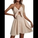 thumbnail image 2 of Vestido de Algodón con Tirantes para Mujer, Falda Corta Informal de Moda Albaricoque L, 2 of 10