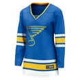 thumbnail image 2 of Women's Fanatics Blue St. Louis Blues Home Breakaway Jersey, 2 of 3