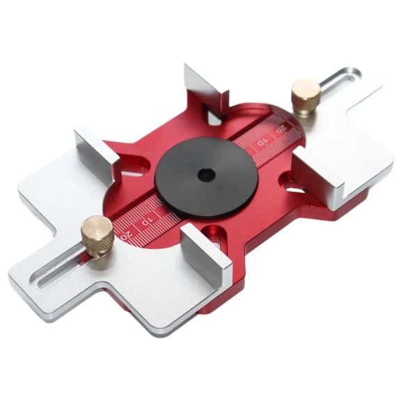 Wood Router Slotting Locator 2 In 1 Alloy Router Templates Woodworking Grooving Guide For Bevel Curve Pattern Edge Cutting