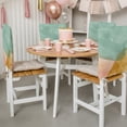 Abstract Beach Chair Back Covers Set of 6 Watercolor Teal Pink Brown ...