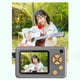 thumbnail image 5 of Cámara digital para niños con flash, lente frontal y trasera, video selfie, cámara digital para niños, tendencia estudiantil, cámara réflex pequeña, video MP3, cámaras digitales, 5 of 8