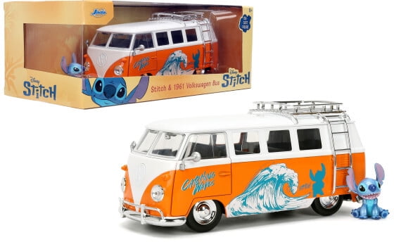 Jada Toys 1962 Volkswagen T1 Bus Diecast Collection Van with