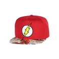 thumbnail image 5 of DC Comics Flash Hat Kids Embroidered Logo Photoreal Youth Snapback Cap, 5 of 6