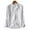 White, variant on Men's Long Sleeve Flannel Shirt Men's Striped Cotton Linen Shirt Long Sleeved Standing Collar Button Up Shirt Fashionable Casual Shirt Top Blouse