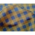 thumbnail image 4 of oneOone Silk Tabby Blue Fabric Gingham Check Craft Projects Decor Fabric Printed By The Yard 42 Inch Wide, 4 of 4