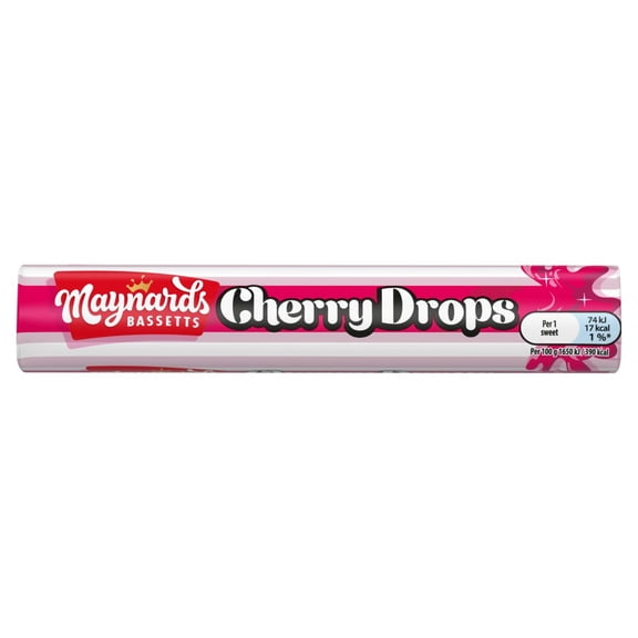 Maynards Bassetts Cherry Drops 45g  (pack of 40)