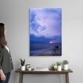 thumbnail image 2 of Great Big Canvas "Michigan, Upper Peninsula. Lightening over Lake Superior"  by Nancy Rotenberg Black Dark Blue   Wrapped Canvas Print Wall Artwork, 2 of 7