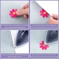 thumbnail image 7 of Januofit 14 Pcs Flower Iron on Patches, Cute Daisy Flower Applique Patch, Sew On Embroidered Applique Sewing Patches for Bags, Jackets, Jeans, Clothes DIY Patches, 1.57x1.57inch (W*H), 7 Colors, 7 of 7