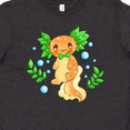 thumbnail image 4 of Inktastic Cute Orange and Green Axolotl Youth T-Shirt, 4 of 5